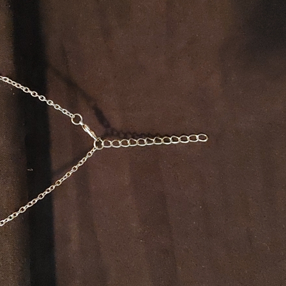 Lotus Silver Flower Necklace - Picture 2 of 2